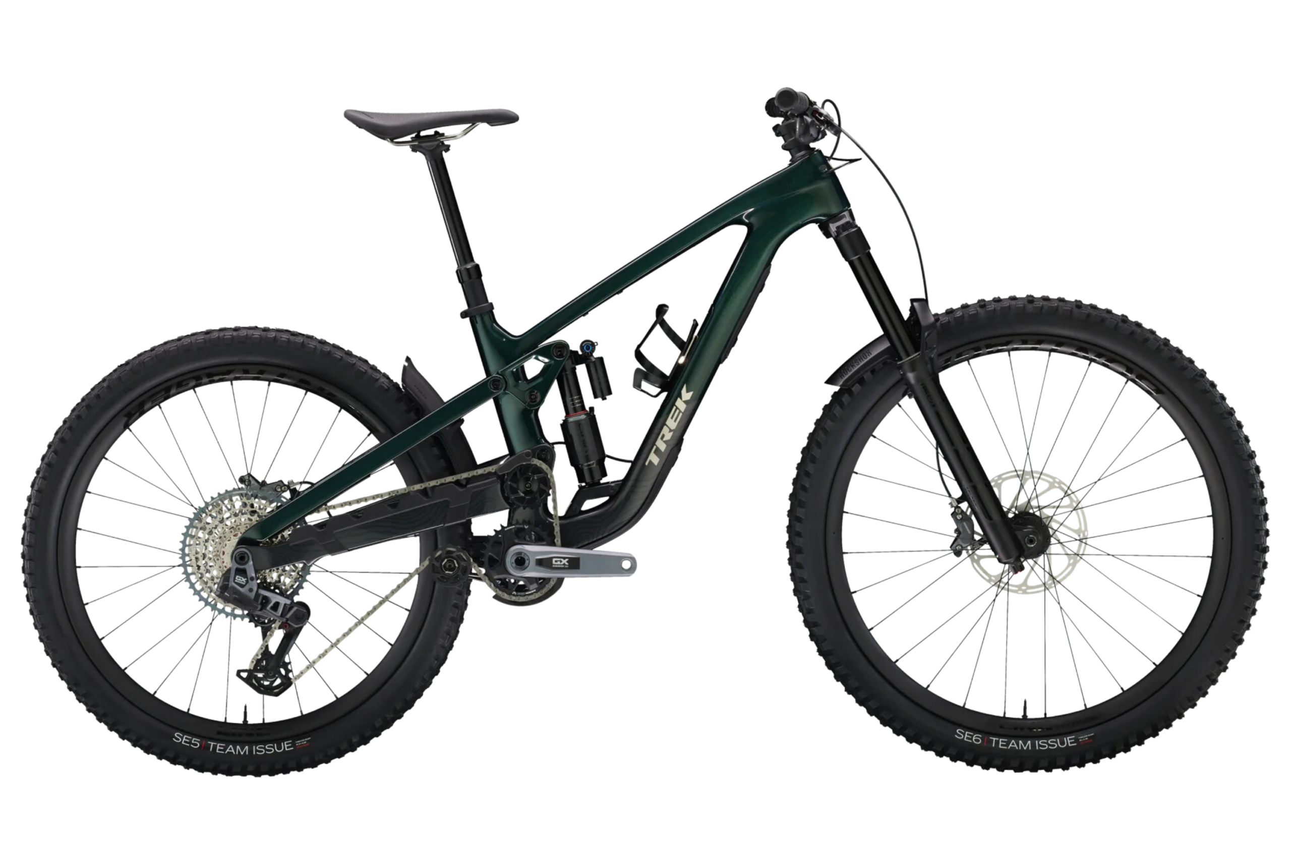 6_Trek Slash 9.8 GX AXS Gen 6 Full Suspension Mountain Bike 2024 in Daintree Green RRP £7,500