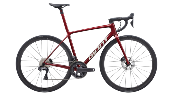Giant TCR Advanced SL Disc 1 Road Bike 2024 in Sangria RRP £7999