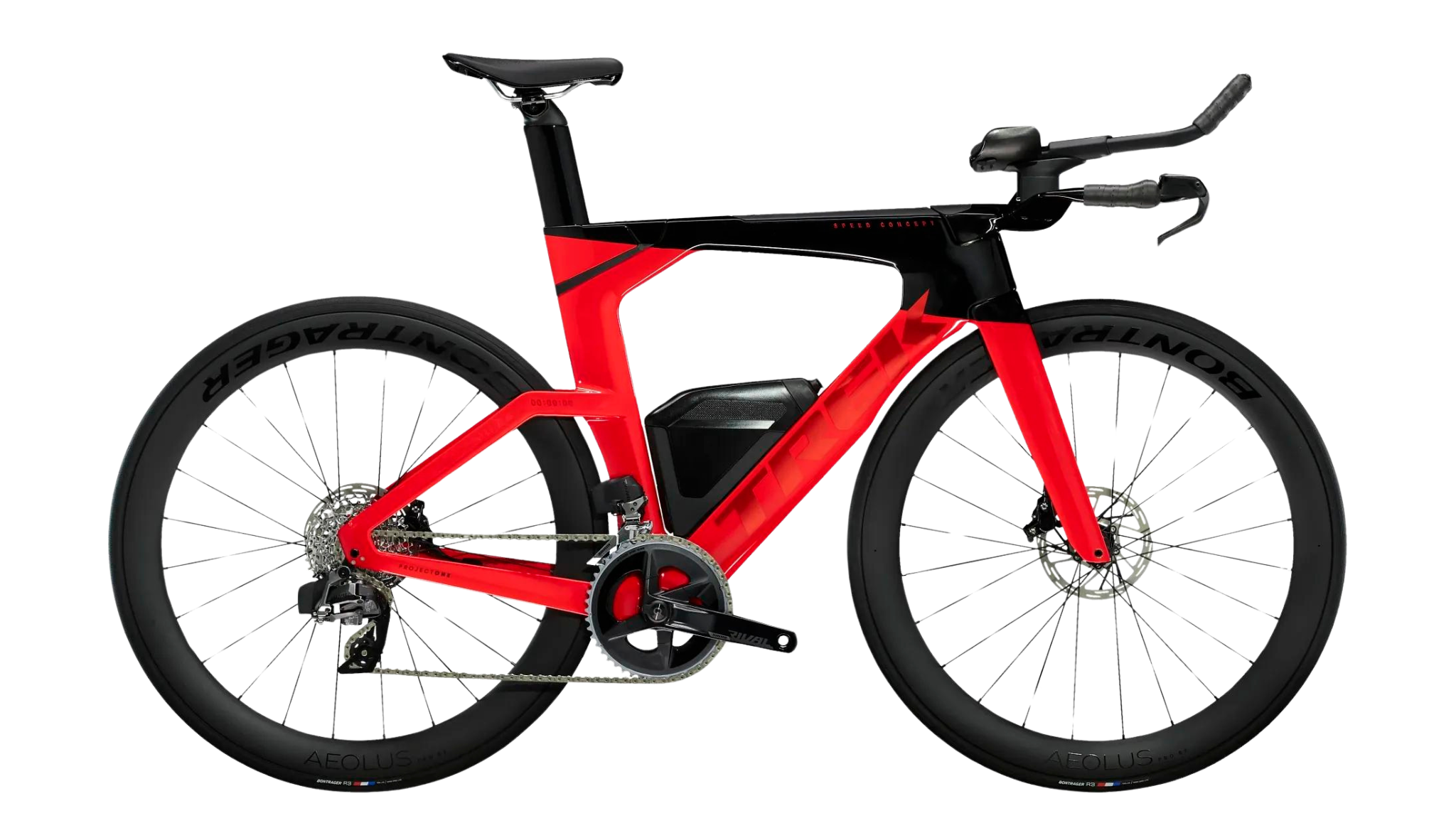 Trek Speed Concept SLR 6 eTap TT Road Bike 2024 £8,900 Viper Red:Trek Black