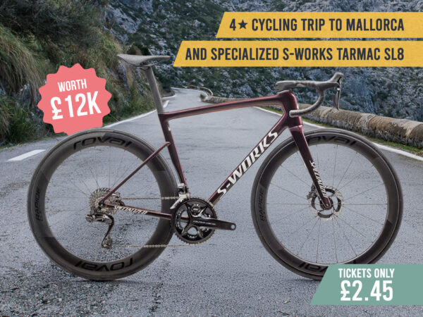 Special Draw - Specialized S-Works Tarmac SL8 + 4* Mallorca Cycling Trip + £400 Bike Box