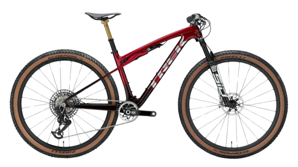 Trek Supercaliber SLR 9.9 XX AXS Gen 2 Full Suspension Mountain Bike 2025 in Red Smoke Drizzle £10,800